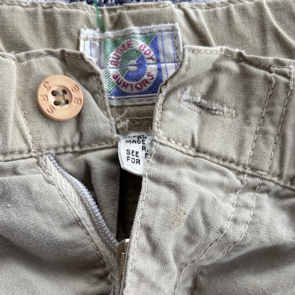 Tan Bugle Boy Vintage Cargo Pants 4/S